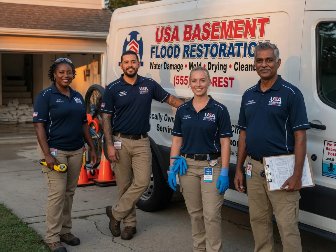 Basement Flood Cleanup company in Strum, WI